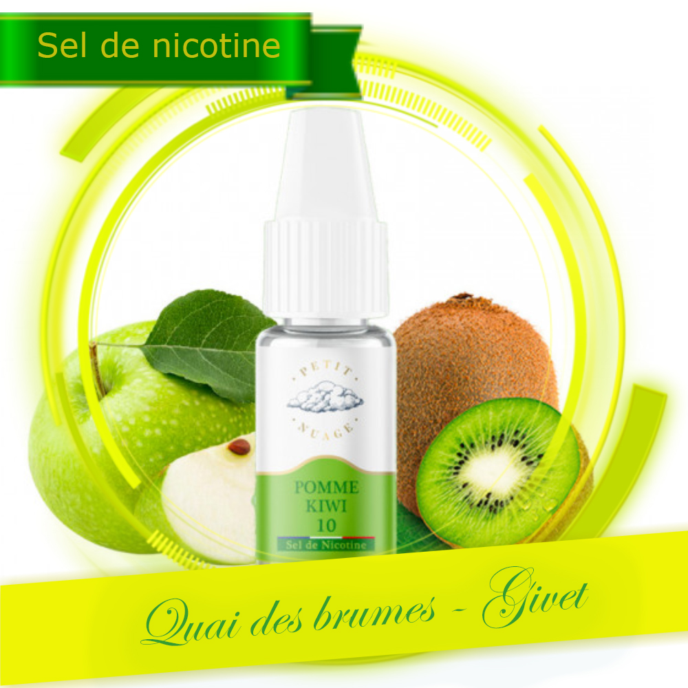 POMME KIWI (SEL NICO) (10MG)