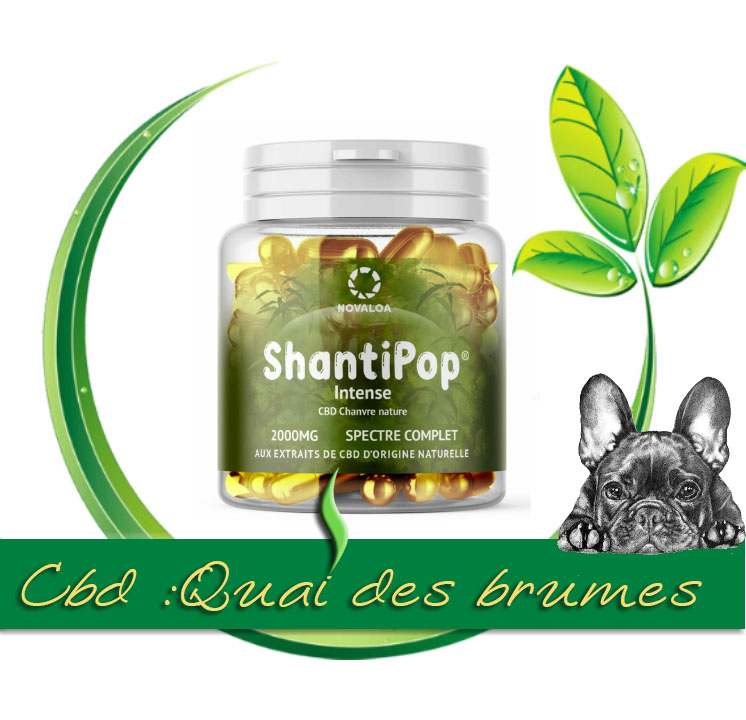 [SHANTIPOP] GELULES LIQUIDE INTENSE CBD 2000MG SPECTRE COMPLET