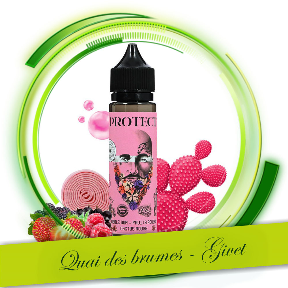 BUBBLE GUM FRUITS ROUGES CACTUS 50ML ROUGES