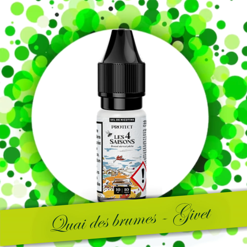 [LES QUATRES SAISONS] BRASSE ABRICOT PECHE (SEL NICO) (10MG)