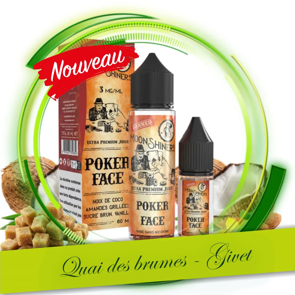 POKER FACE MOONSHINERS 50ML (3MG)