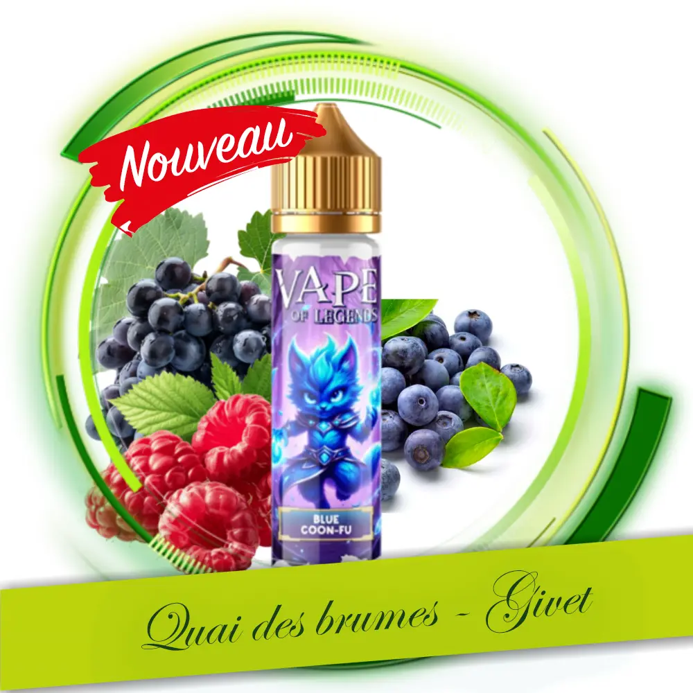 [VAPE OF LEGENDS] BLUE COON FUU 50ML