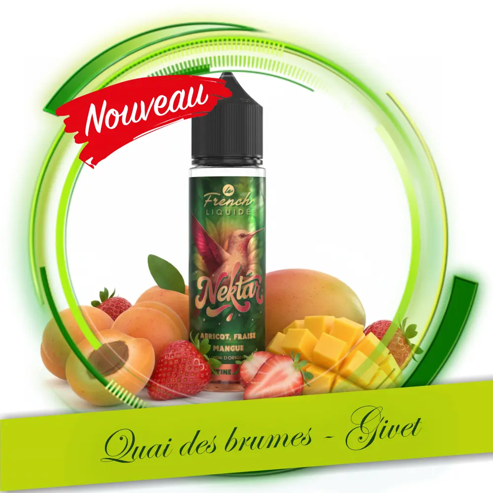NEKTAR ABRICOT FRAISE MANGUE 50ML
