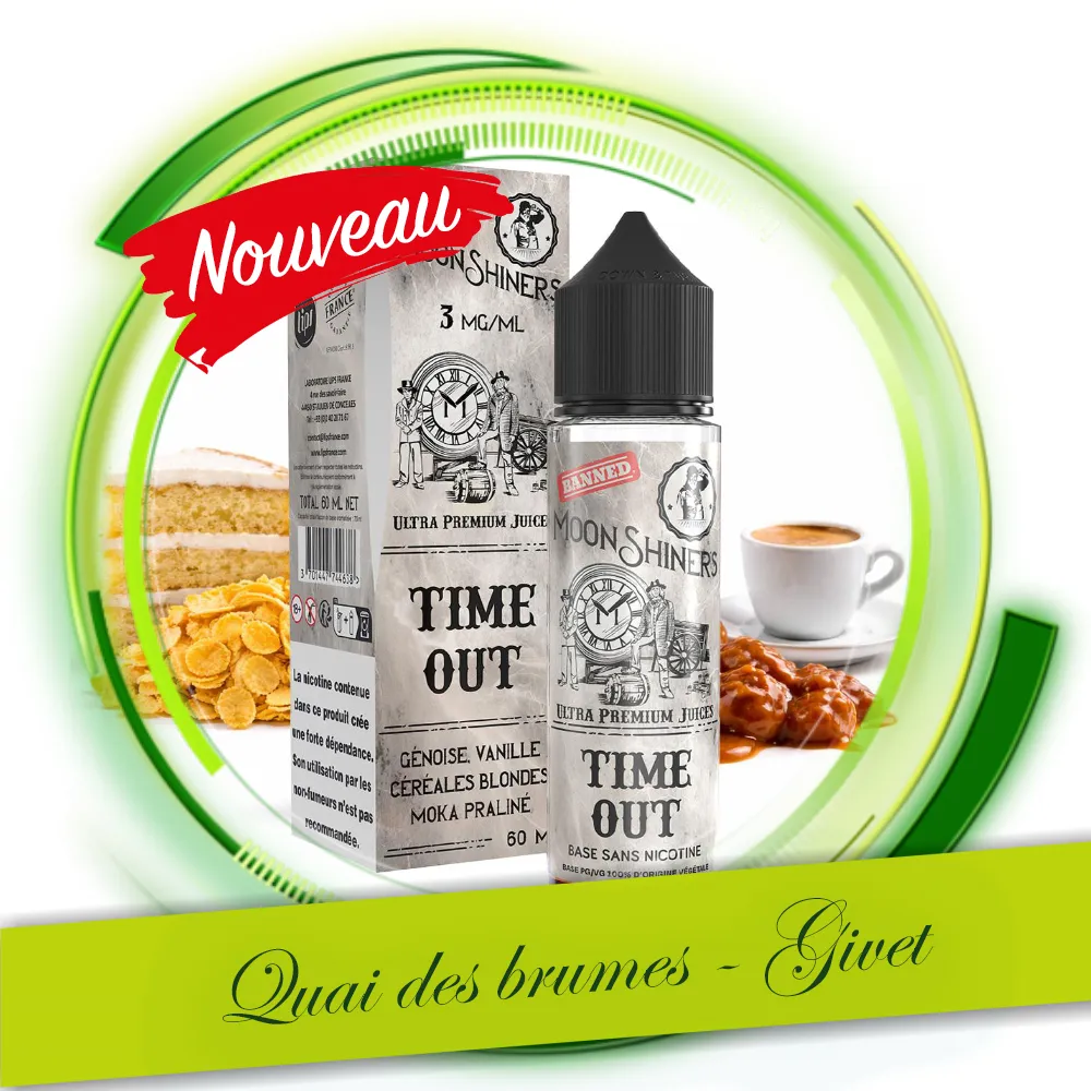TIME OUT 60ML MOONSHINERS (3MG)