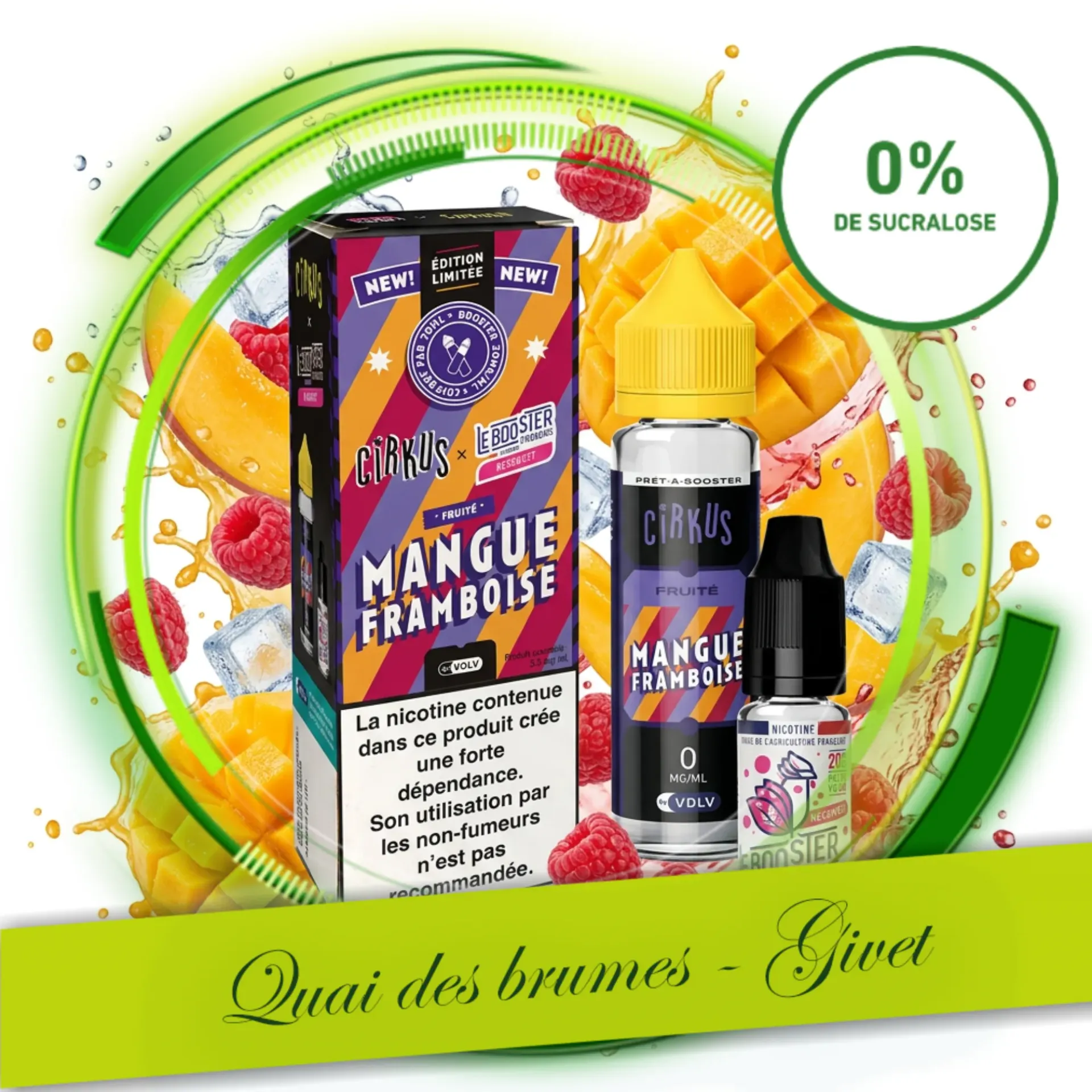 PACK MANGUE FRAMBOISE + NEOSWEET